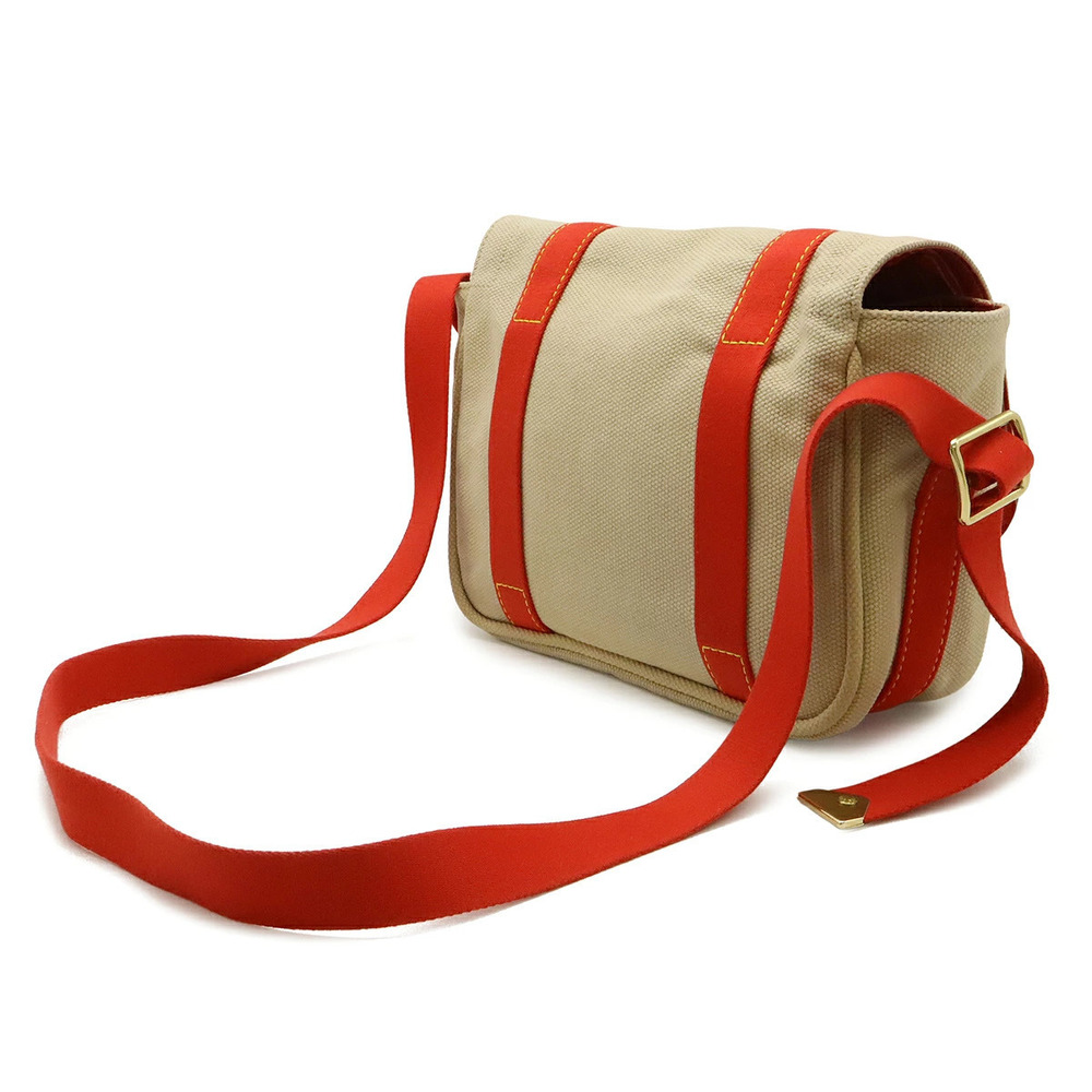 Louis Vuitton Bag Red Crossbody Busas Antigua Cream Canvas Beige Cream Tan